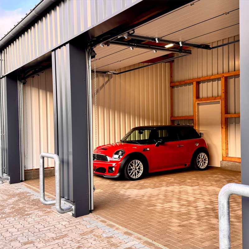 Mietgarage Abteil A2 innen