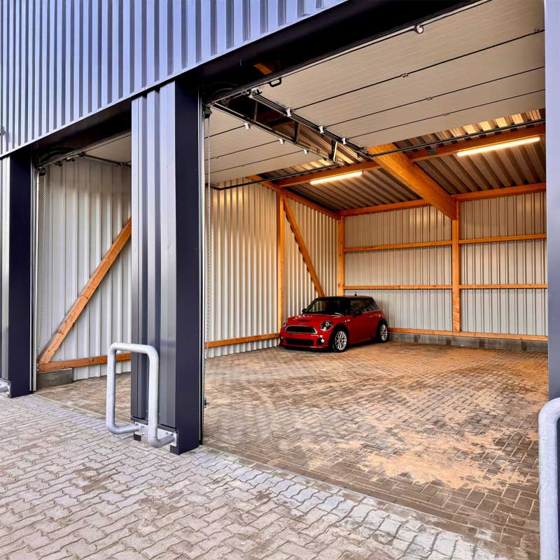 Mietgarage Abteil B2 Tor