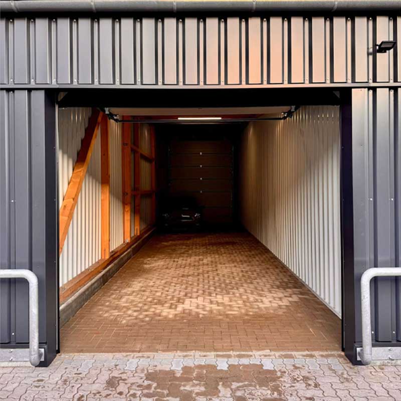 Mietgarage Abteil C1 Einfahrt