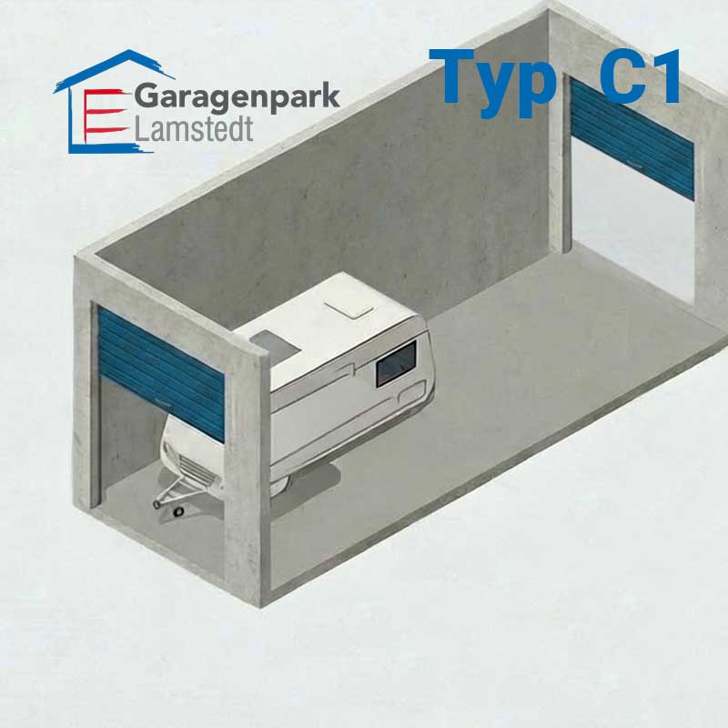 Mietgarage Abteil C1 in Lamstedt